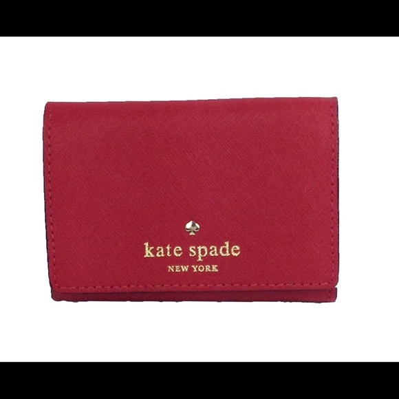 kate spade Handbags - Kate Spade Mika’s Pond Wallet - Pillbox Red